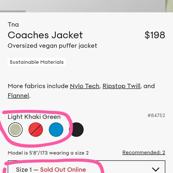 Aritzia Coaches Jacket NWT - Picture 5 of 8